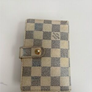 Authentic Louis Vuitton Damier Azur Damier Wallet